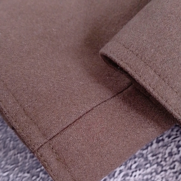 Max Mara MAX&Co GIACCONE CABAN COAT Brown Double-Breasted Jacket - Picture 4 of 11